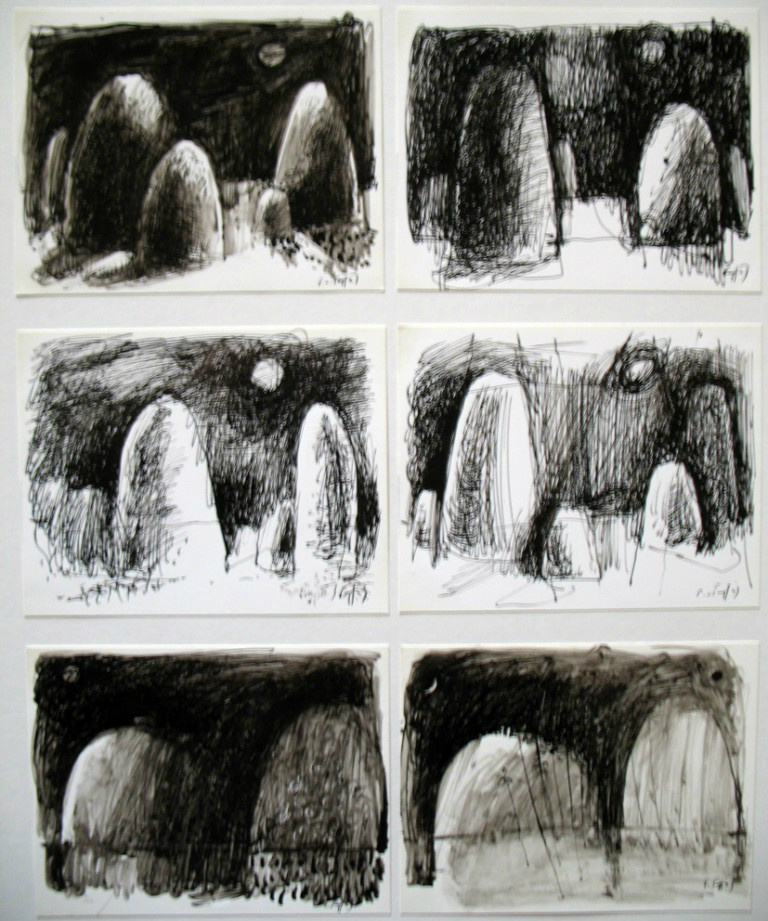sketch, ink on paper